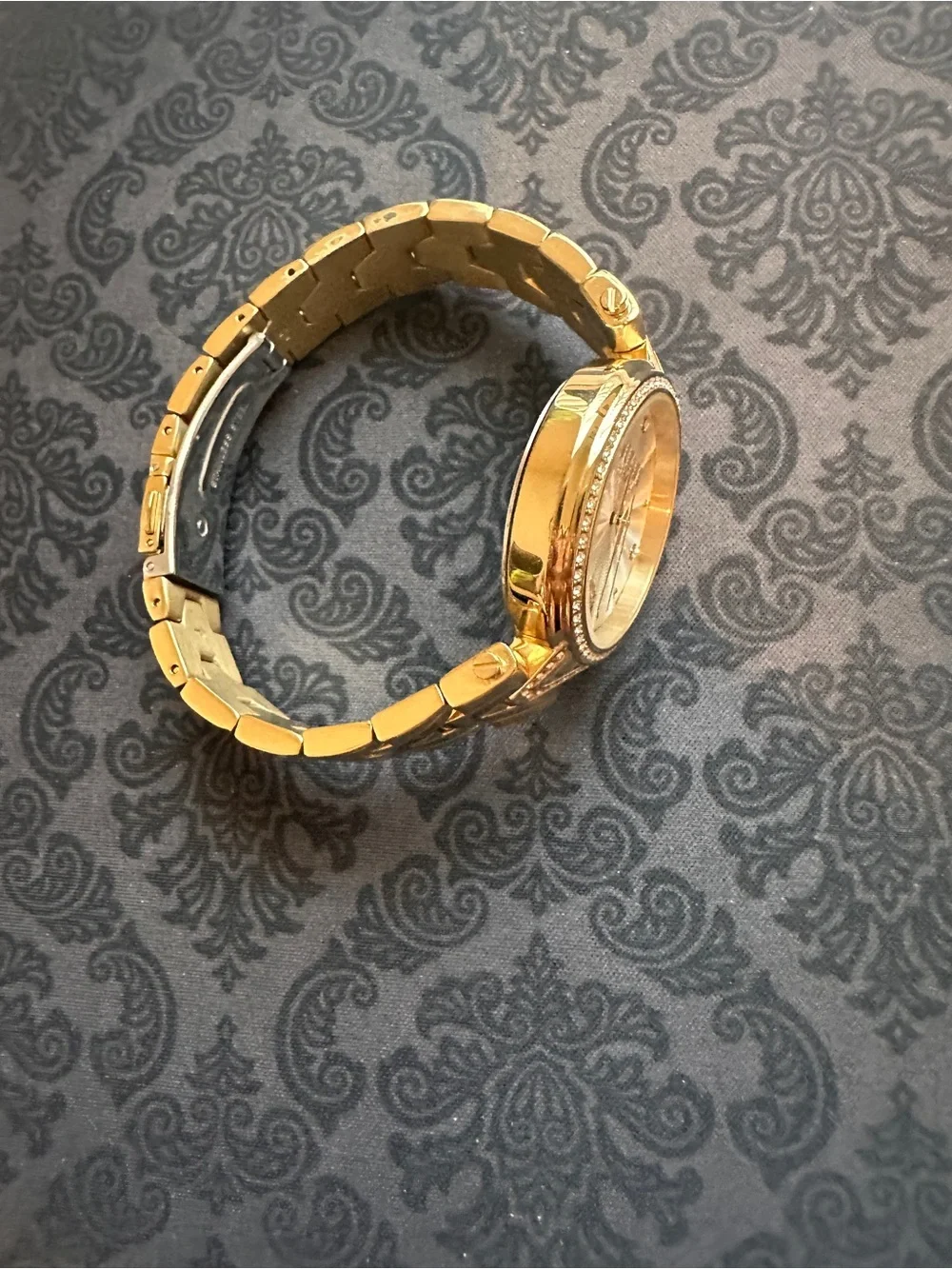 Versus Versace Gold-Tone Women's Bracelet Watch with White Dial